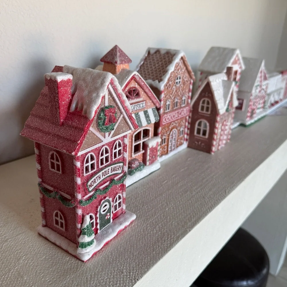 Target Bullseye Christmas Village Houses Set